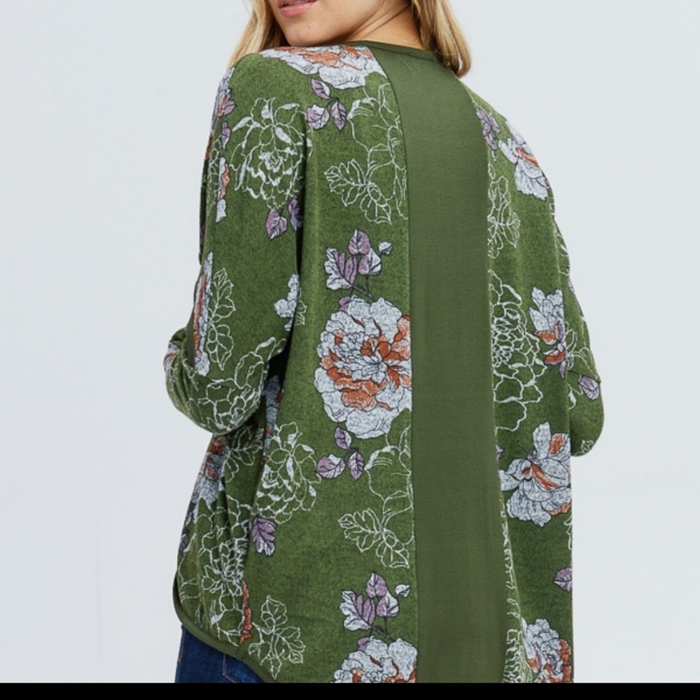 Papermoon Contrast Back Cardigan - Picture 3 of 5